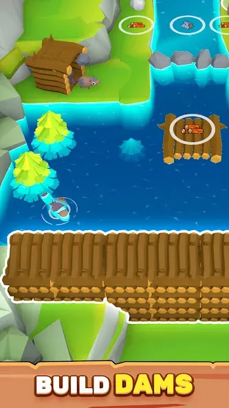 Beaver Builder (Бивер Билдер) [MOD: Много монет/Энергии] - Скриншот 2