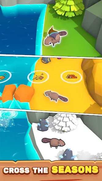 Beaver Builder (Бивер Билдер) [MOD: Много монет/Энергии] - Скриншот 5