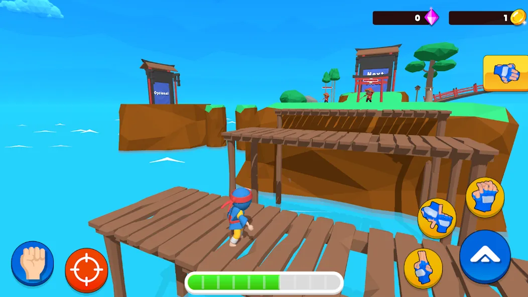 Ninja World Adventure (Ниндзя Ворлд Приключение) [MOD: Много монет/Энергии] - Скриншот 5