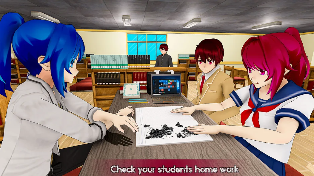 Anime Girl School Teacher 3D [MOD: Разблокировано] - Скриншот 5