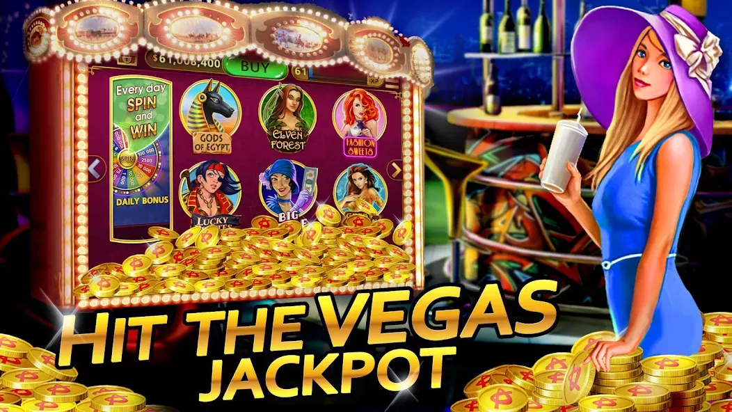 Vegas Casino — Slot Machines (Вегас Казино) [MOD: Mega Mod/Меню] - Скриншот 1
