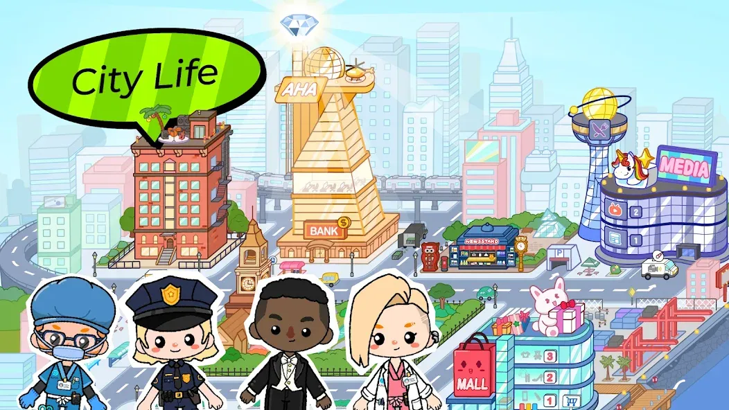 Aha World: Baby Care (Аха Ворлд) [MOD: Mega Mod/Меню] - Скриншот 4