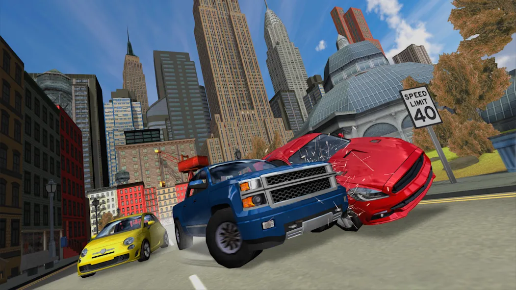 Car Driving Simulator: NY (Симулятор вождения автомобиля) [MOD: Много монет/Энергии] - Скриншот 1