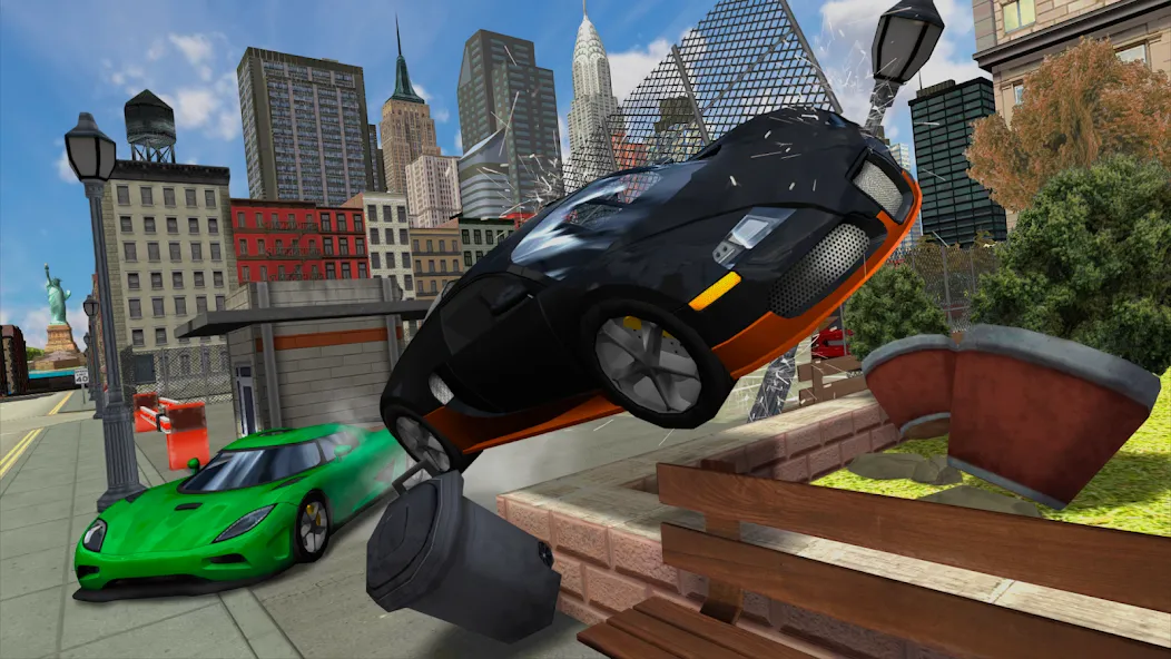 Car Driving Simulator: NY (Симулятор вождения автомобиля) [MOD: Много монет/Энергии] - Скриншот 2