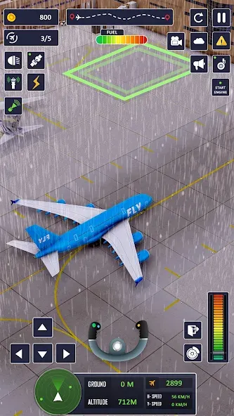 Airplane Game Flight Simulator [MOD: Мод Меню/Взлом] - Скриншот 3