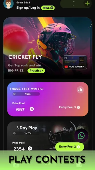 Cricket Fly x Gamifly (Крикет Флай) [MOD: Все разблокировано] - Скриншот 5