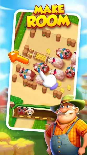 Farm Fun — Animal Parking Game (Фарм Фан) [MOD: Все разблокировано] - Скриншот 1