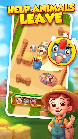 Farm Fun — Animal Parking Game (Фарм Фан) [MOD: Все разблокировано] - Скриншот 3