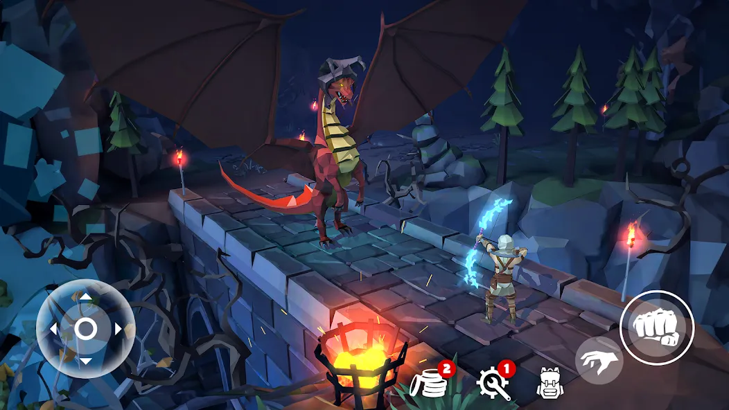 Polygon Fantasy: Action RPG (Полигон Фэнтези) [MOD: Меню/Много денег] - Скриншот 4