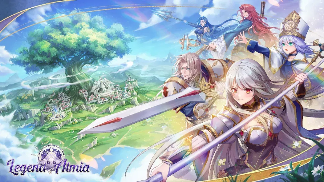 Legend of Almia:idle RPG (Легенда о Альмии) [MOD: Много монет/Энергии] - Скриншот 1