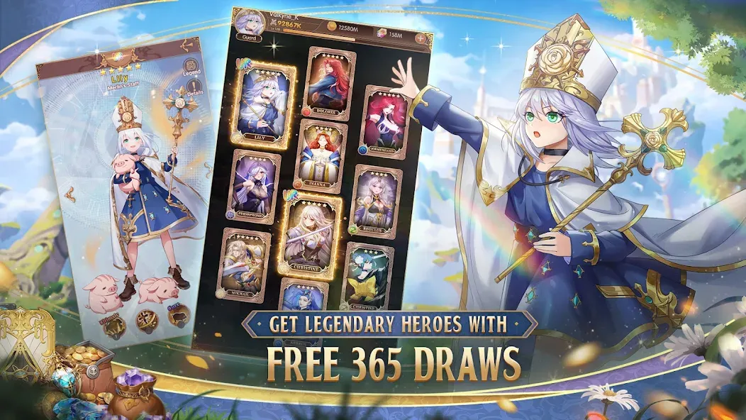 Legend of Almia:idle RPG (Легенда о Альмии) [MOD: Много монет/Энергии] - Скриншот 2