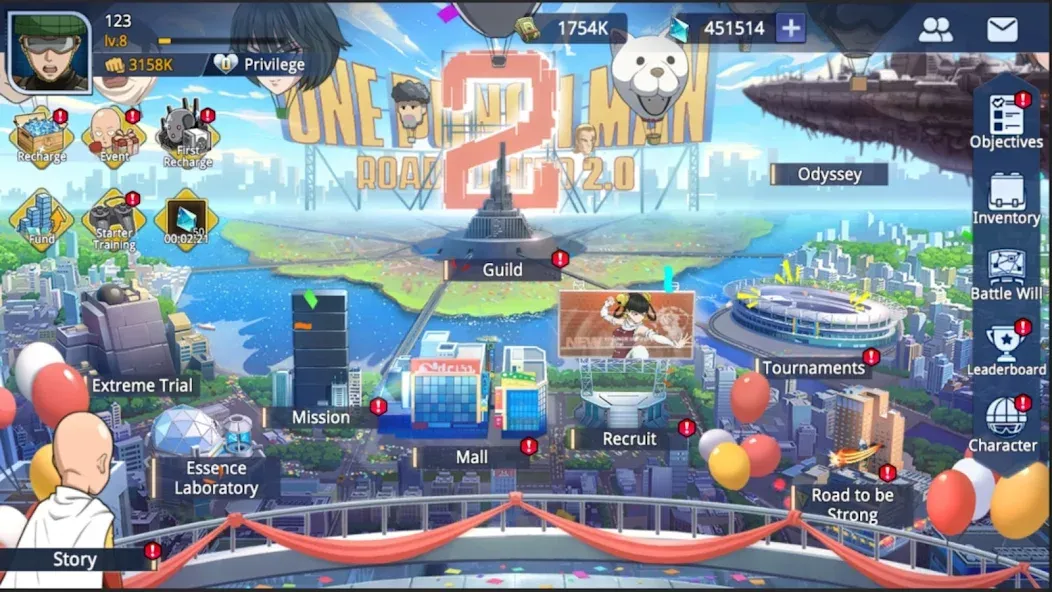 One-Punch Man:Road to Hero 2.0 (Ван) [MOD: Premium/Unlocked] - Скриншот 2