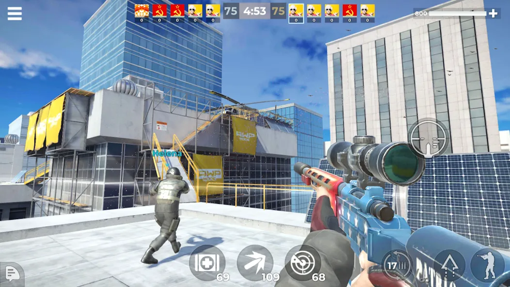AWP Mode: Online Sniper Action (ЭЙВИПИ Режим) [MOD: Все разблокировано] - Скриншот 1