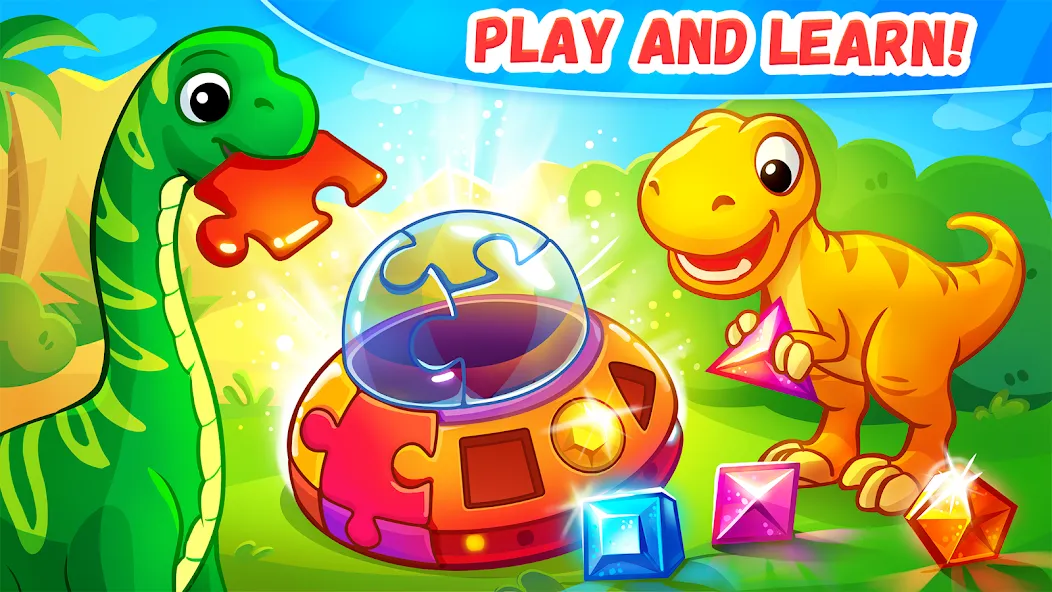 Dinosaur games for kids age 2 [MOD: Меню/Много денег] - Скриншот 2