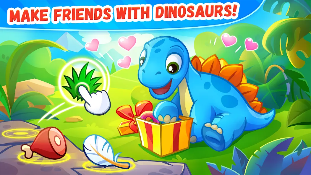 Dinosaur games for kids age 2 [MOD: Меню/Много денег] - Скриншот 4