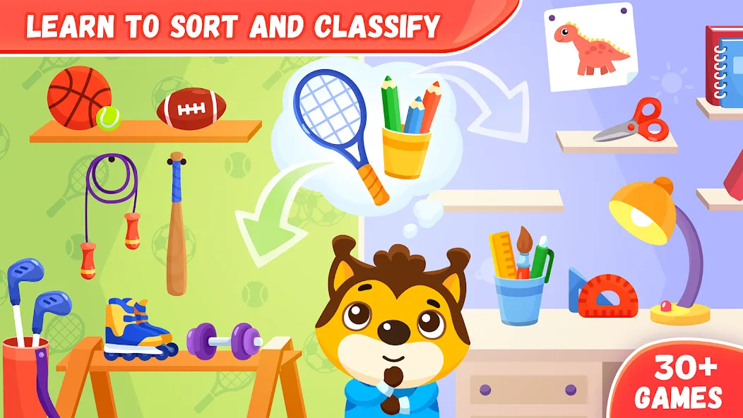 Educational games for kids 2-4 [MOD: Бесконечные деньги] - Скриншот 3