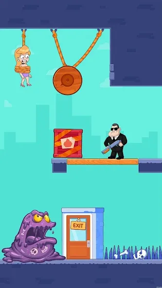 Cut Master: Fun Rope Cut Game (Кат зе Роуп) [MOD: Premium/Unlocked] - Скриншот 3