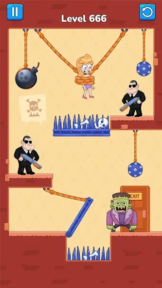 Cut Master: Fun Rope Cut Game (Кат зе Роуп) [MOD: Premium/Unlocked] - Скриншот 5