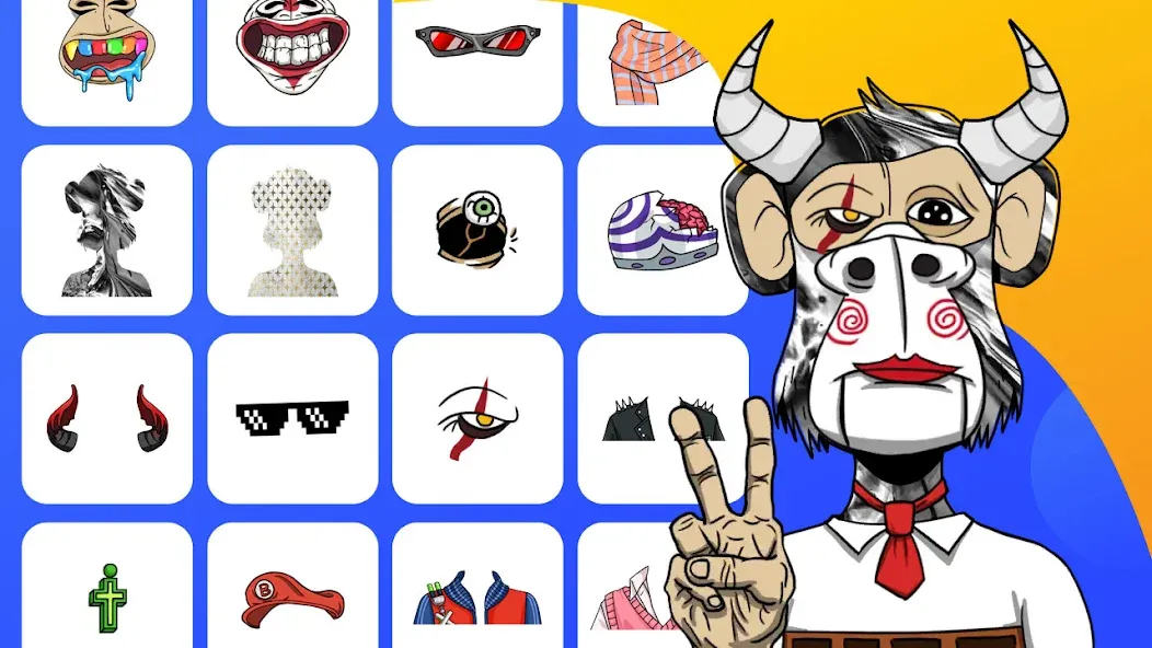 Bored Ape Maker — NFT Art (Боред Эйп Мейкер) [MOD: Разблокировано] - Скриншот 3