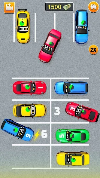 Park Master: Car Parking Jam (Парк Мастер) [MOD: Меню/Много денег] - Скриншот 2