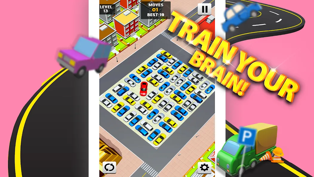 Park Master: Car Parking Jam (Парк Мастер) [MOD: Меню/Много денег] - Скриншот 4