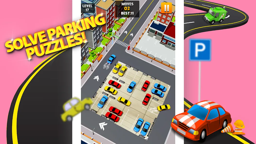 Park Master: Car Parking Jam (Парк Мастер) [MOD: Меню/Много денег] - Скриншот 5