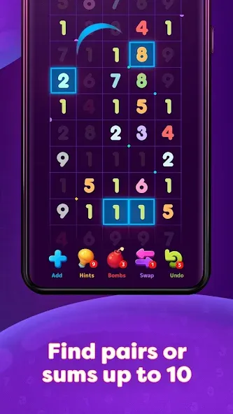 Numberzilla: Number Match Game (Намберзилла) [MOD: Много монет/Энергии] - Скриншот 3