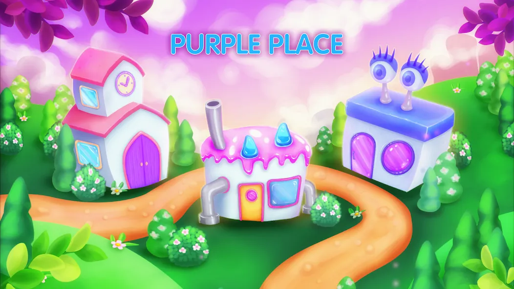 Purple Place — Full Game (Сейк Мейкер) [MOD: Много монет/Энергии] - Скриншот 2