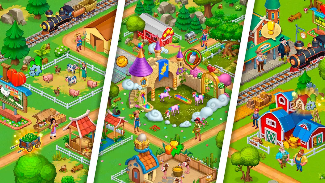 Idle Farmer: Mine Game (Айдл Фармер) [MOD: Все разблокировано] - Скриншот 3