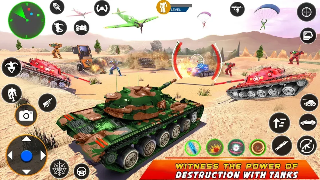 Army Bus Robot Car Game 3d [MOD: Разблокировано] - Скриншот 3