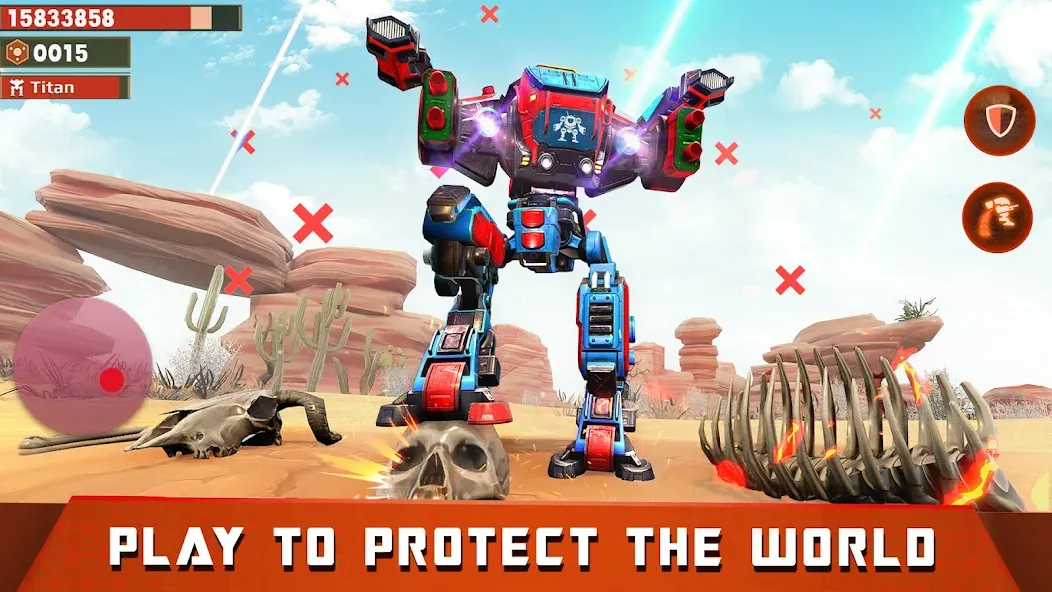 Mech Robot Wars — Multi Robot [MOD: Все открыто] - Скриншот 3