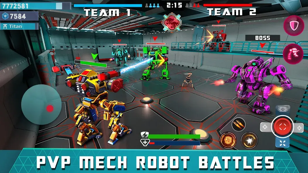 Mech Robot Wars — Multi Robot [MOD: Все открыто] - Скриншот 5