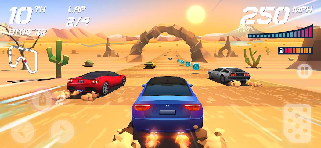 Horizon Chase – Arcade Racing (Хорайзон Чейс) [MOD: Бесконечные деньги] - Скриншот 5