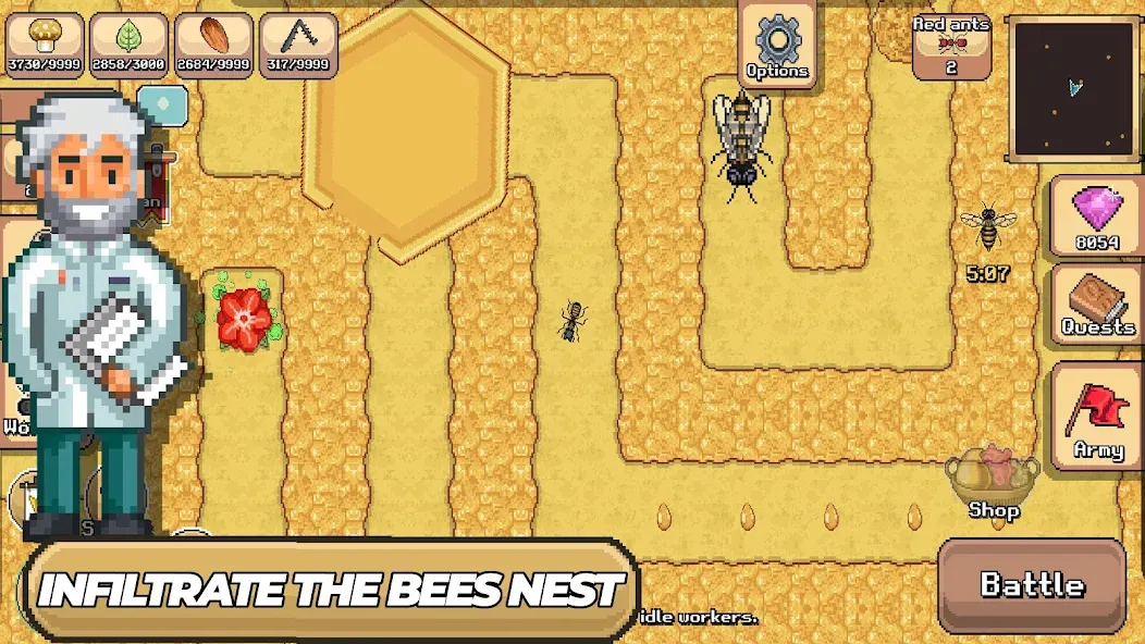 Pocket Ants: Colony Simulator (Покет Муравьи) [MOD: Все разблокировано] - Скриншот 5