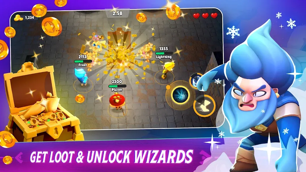 Loot Mage Trials: Battle Games (Лут Маг Испытания) [MOD: Много монет/Энергии] - Скриншот 5