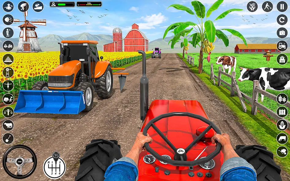 Tractor Farming: Tractor Games (Тракторное хозяйство) [MOD: Разблокировано] - Скриншот 1