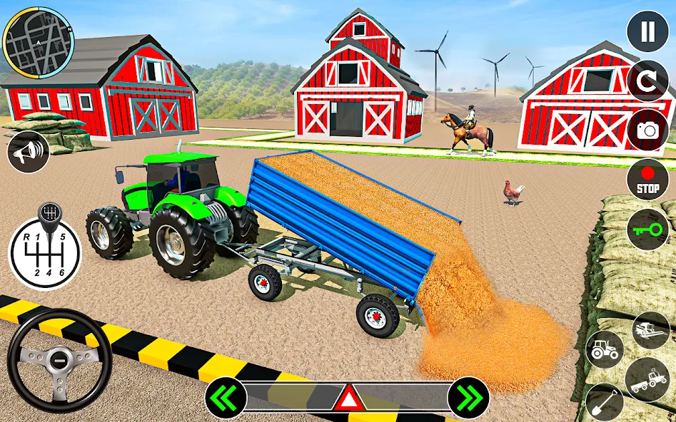 Tractor Farming: Tractor Games (Тракторное хозяйство) [MOD: Разблокировано] - Скриншот 5