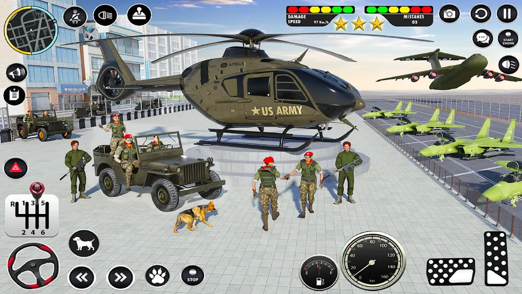 Army Vehicle Transport Truck (Армейский транспортный грузовик для военной техники) [MOD: Mega Mod/Меню] - Скриншот 2