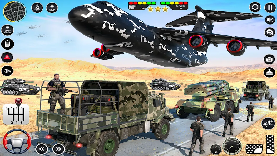 Army Vehicle Transport Truck (Армейский транспортный грузовик для военной техники) [MOD: Mega Mod/Меню] - Скриншот 5