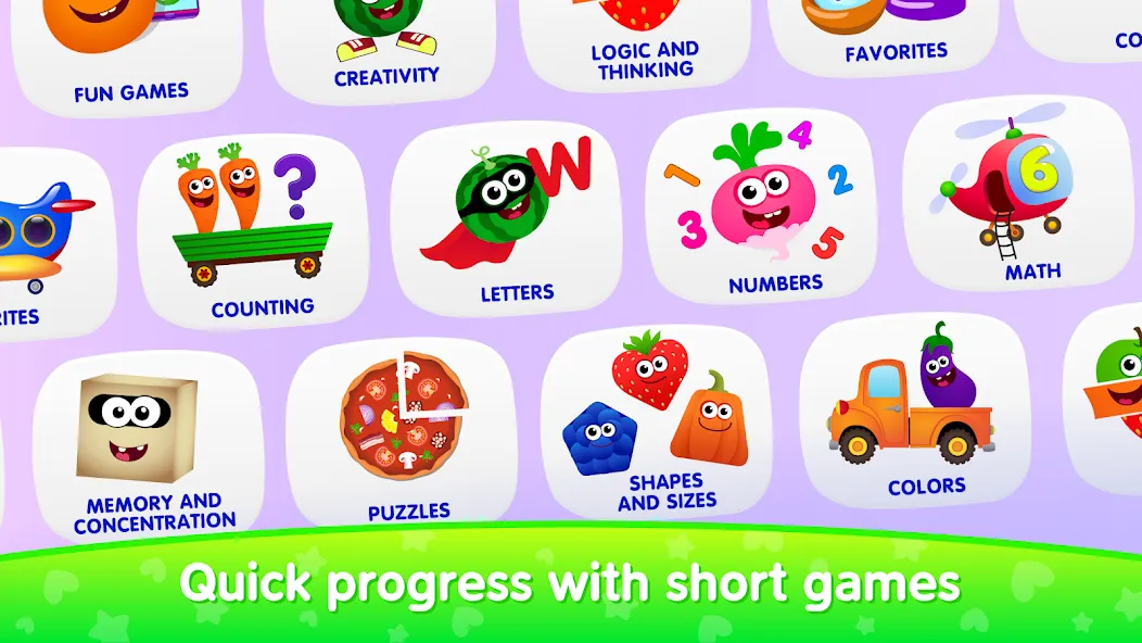 Educational games for kids 2-4 [MOD: Mega Mod/Меню] - Скриншот 1