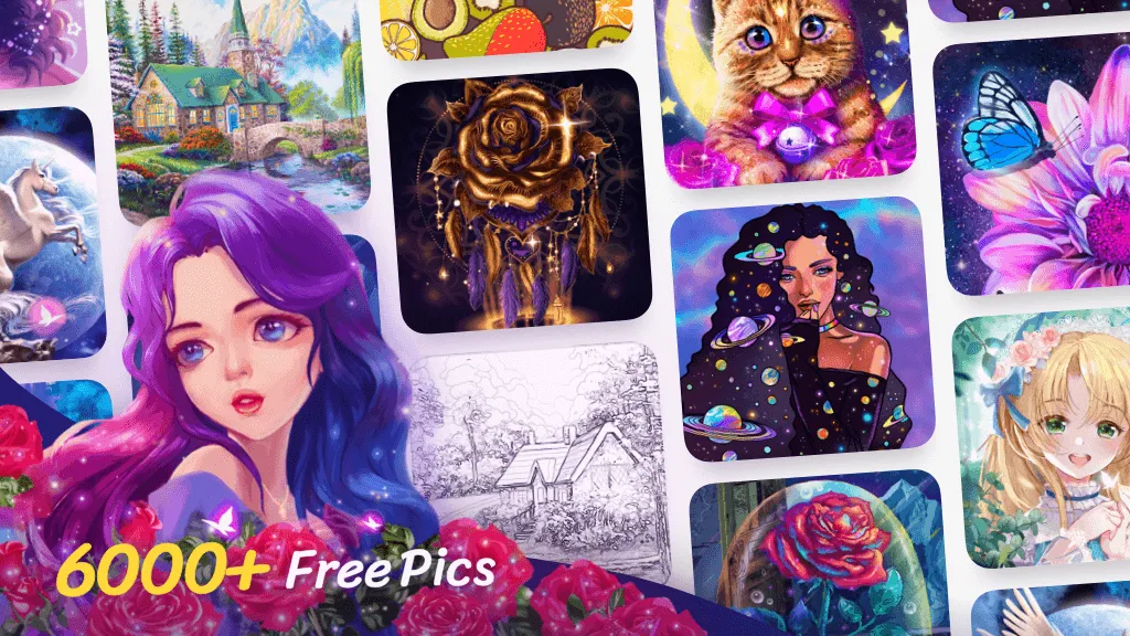 Colorscapes® — Color by Number [MOD: Mega Mod/Меню] - Скриншот 1