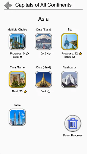 Capitals — Geography Quiz [MOD: Много монет/Энергии] - Скриншот 3