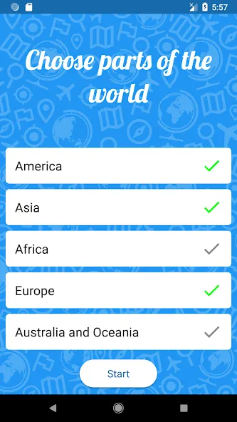 Guess the country! — Quiz [MOD: Много монет/Энергии] - Скриншот 4