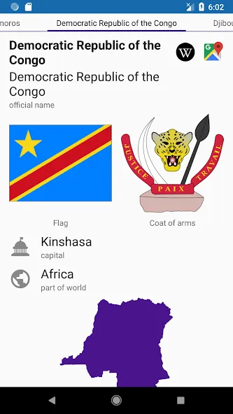 Guess the country! — Quiz [MOD: Много монет/Энергии] - Скриншот 5