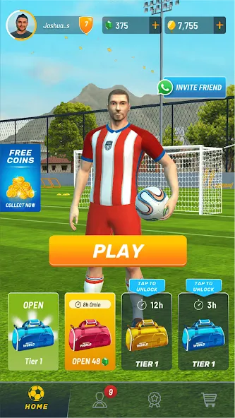 Football World — Real People (Футбол Ворлд) [MOD: Все открыто] - Скриншот 1