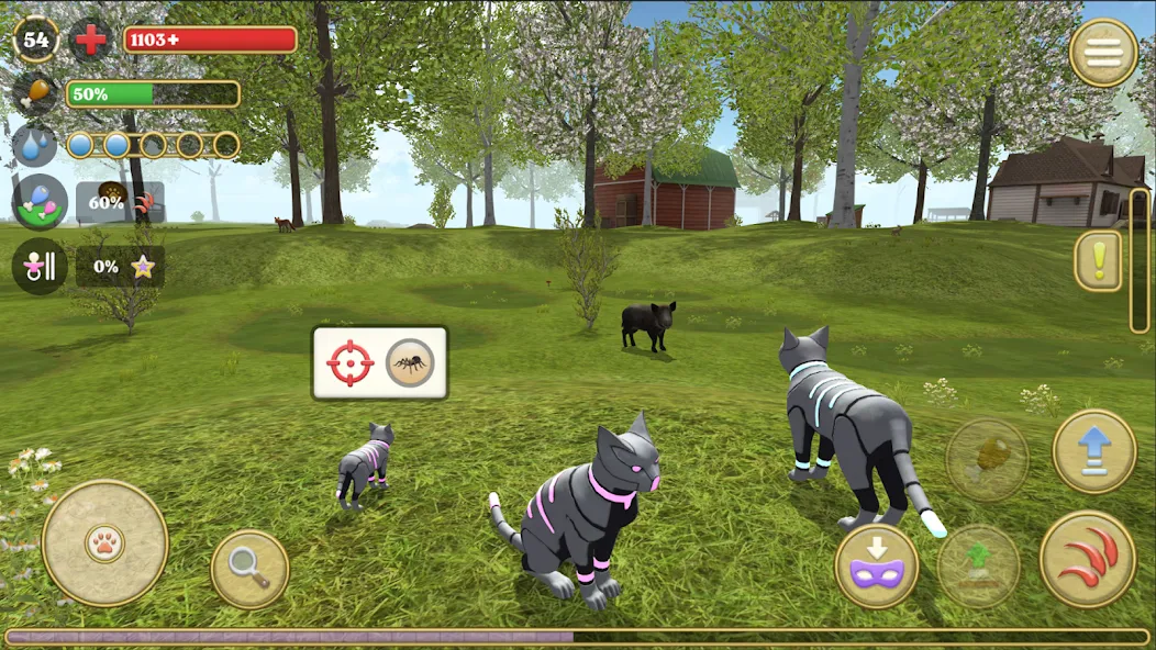 Cat Simulator : Kitties Family [MOD: Все открыто] - Скриншот 5