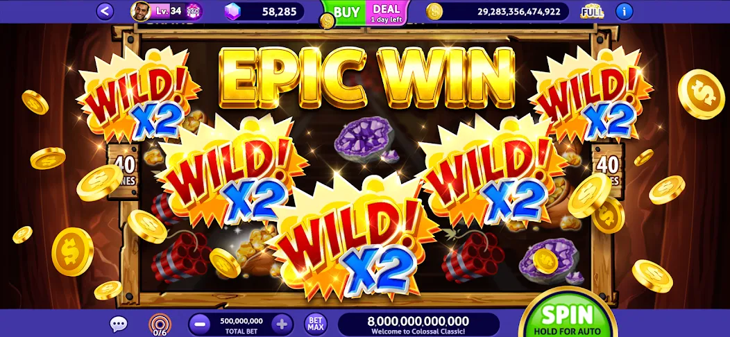 Club Vegas Slots Casino Games (Клуб Вегас) [MOD: Бесконечные деньги] - Скриншот 1