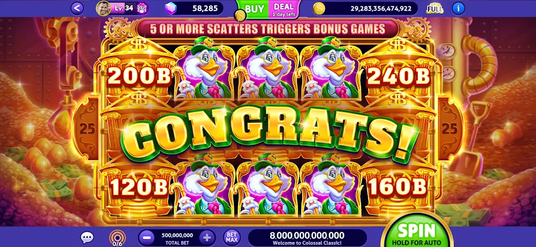 Club Vegas Slots Casino Games (Клуб Вегас) [MOD: Бесконечные деньги] - Скриншот 3