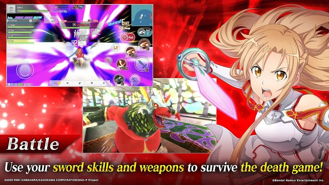 SAO Integral Factor — MMORPG (САО Интегральный Фактор) [MOD: Мод Меню/Взлом] - Скриншот 3