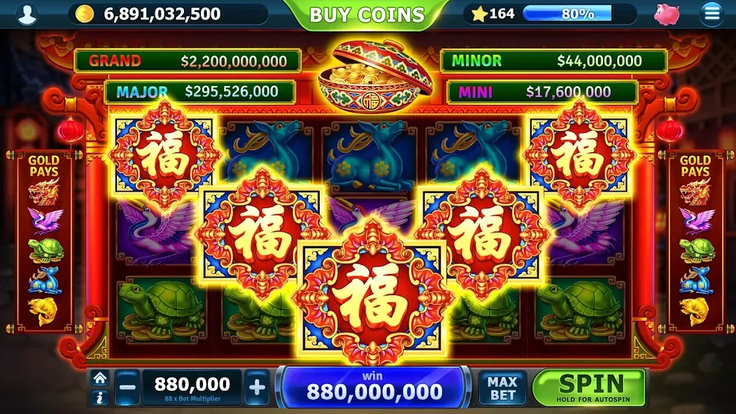 Slots of Vegas (Слоты Вегаса) [MOD: Все открыто] - Скриншот 1